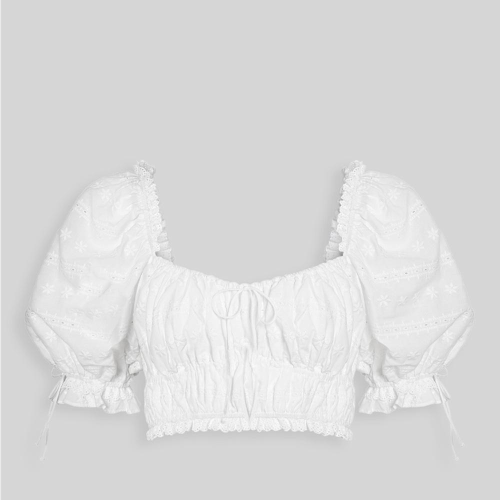 For Love & Lemons Iris Crop Top